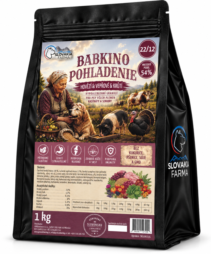 Granule Slovakia Farma - Babkino Pohladenie - 1 kg