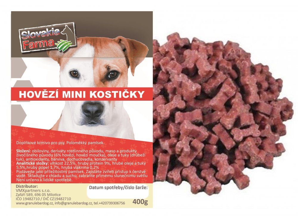 Hovězí mini kostičky 400 g