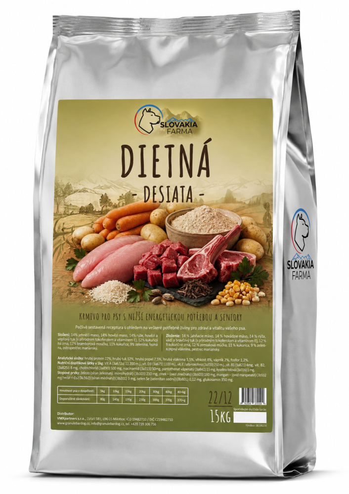 Granule Slovakia Farma Diétna Desiata 22/12 - 15 kg
