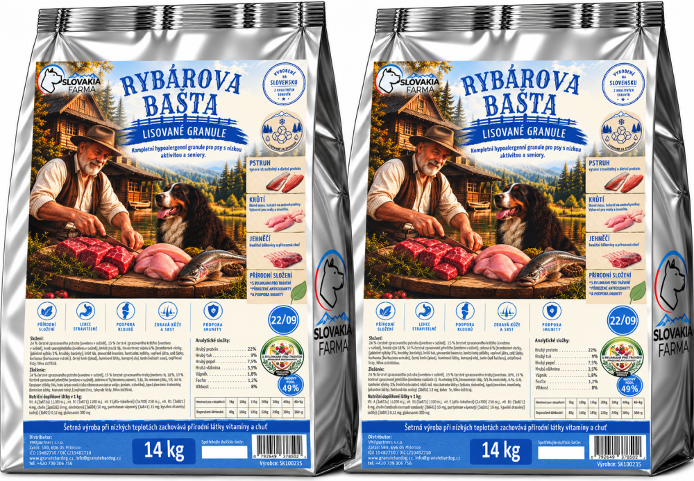 Granule SlovakiaFarma Rybarova bašta 22/09 - 2 x 14 kg