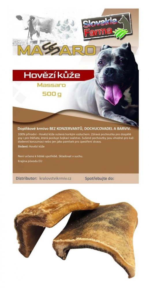 Sušená hovězí kůže 500g