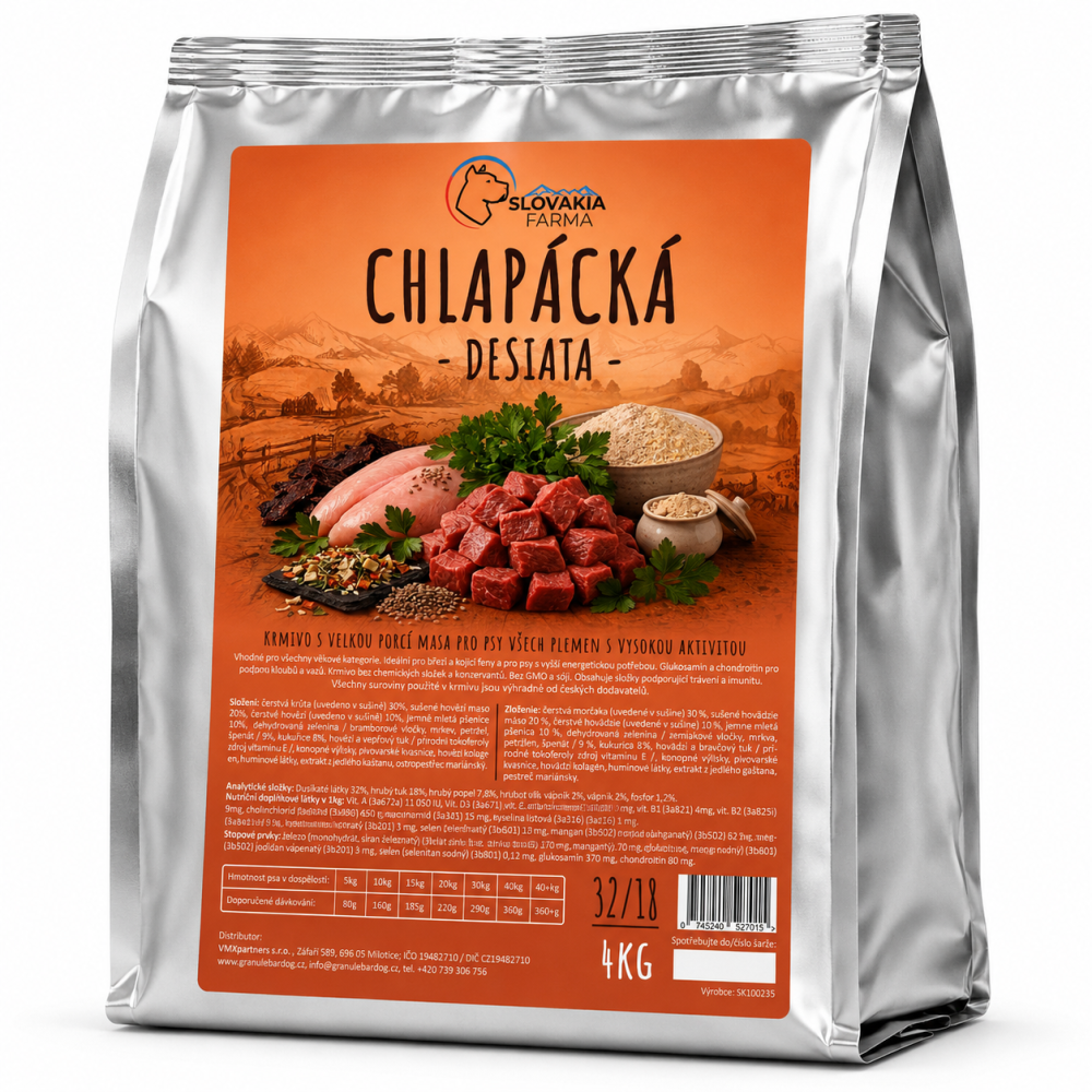 Granule Slovakia Farma Chlapácka Desiata 32/18 4 kg