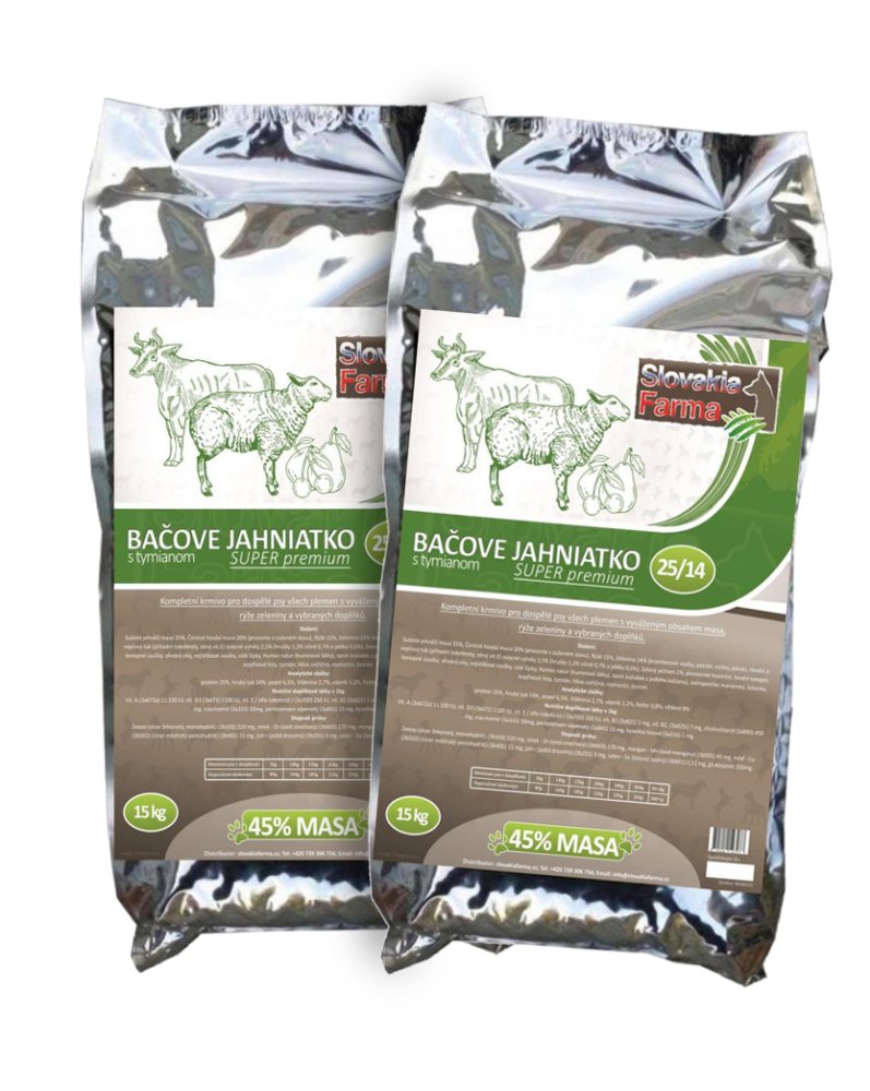 Granule Slovakia Farma - Bačove jahniatko 25/14 - 30 kg