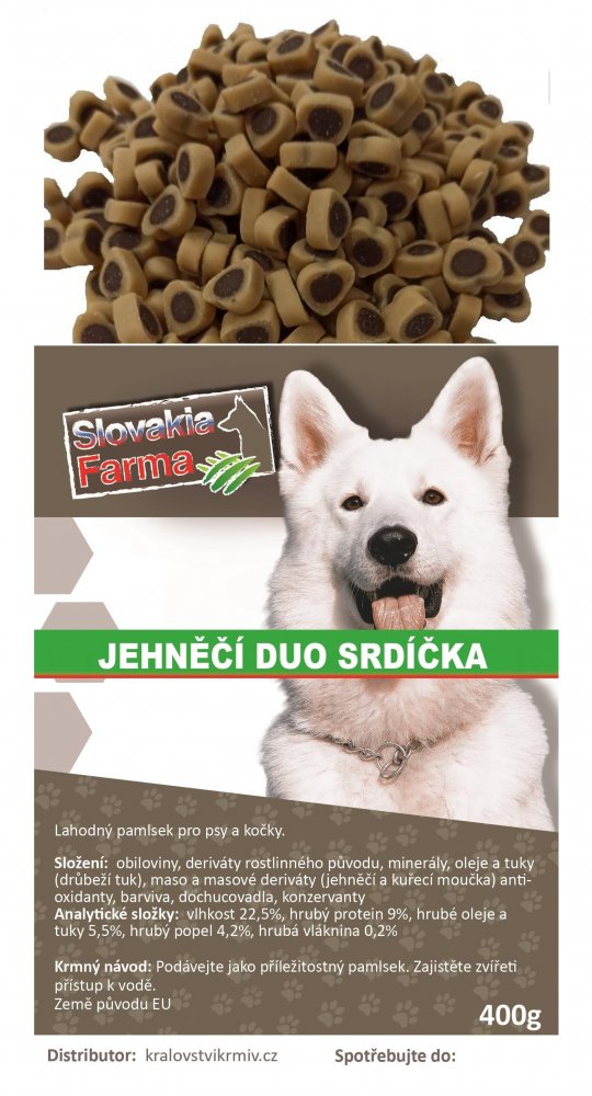 Jehněčí DUO srdíčka 400 g