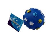 Pískací balónek s tlapičkami - 7,5 cm