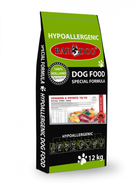 Hypoalergenní granule Venison Potato 19/10 - Hmotnost: 4 kg