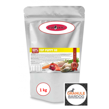 Lisované granule za studena Top Puppy 60 - Hmotnosť: 4 kg