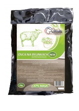 Hypoalergenné Granule Slovakia Farma - Ovca na bylinkách 24/16 - Hmotnosť: 15 kg