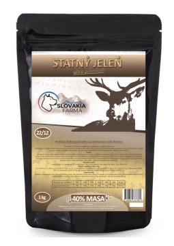 Hypoalergénne Granule SlovakiaFarma Statný jeleň - Hmotnosť: 12 kg