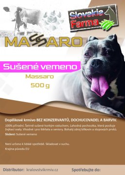 Sušené vemeno 500g