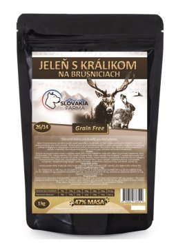 SlovakiaFarma - Jelen s králíkem na brusinkách - Hmotnost: 1 kg