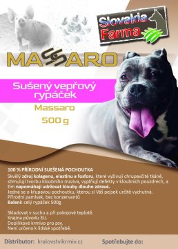 Sušené vepřové rypáčky 500g