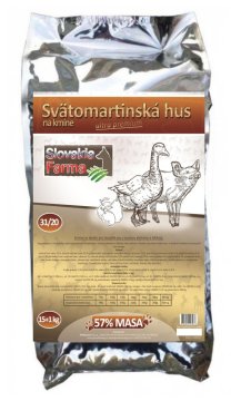 Hypoalergenní Granule Slovakia Farma - Svätomartinská hus 31/20 - Hmotnost: 15 + 1 kg