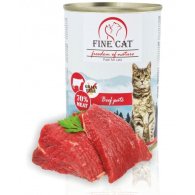 Fine Cat FoN konzerva pro kočky hovězí  70% masa Paté 400g