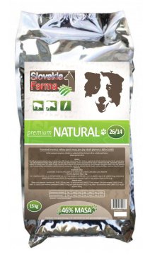 Granule Slovakia Farma Premium - Natural 26/14 15 kg