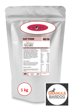 Prémiové krmivo pro kočky Cat Food 30/10 - Hmotnost: 10 kg