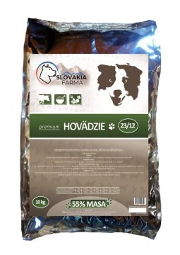 Granule Slovakia Farma Premium Hovädzie 23/12 - Hmotnosť: 3x10 kg