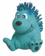 Latexová hračka s pískadla - modrý ježko 7,5 cm
