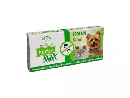Herba MAX Spot-on Dog+Cat 5x1ml