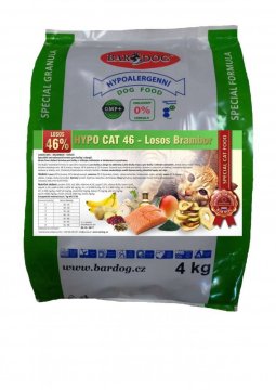Hypoalergenní granule pro kočky Hypo Cat 46 - Losos Brambor 32/18