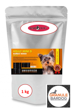 Super premiové granule Adult Mini S 24/13 - Hmotnost: 1 kg