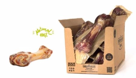 Serrano Half Ham Bone - polovičná šunková kosť pre stredné a veľké plemená približne 230 g