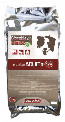 Granule Slovakia Farma Premium - Adult 26/14 - 15 kg