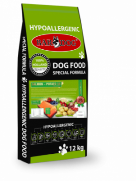 Bardog Hypoalergenné Lisované granule Salmon Potato 56 - Hmotnosť: 12 kg