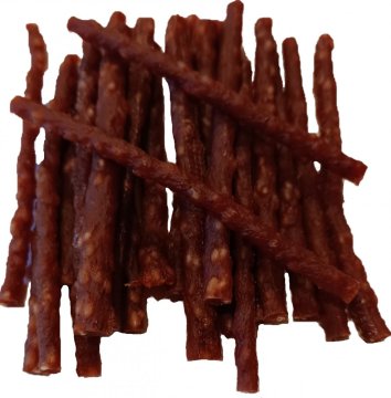 Tyčinky s kachním masem a rýží 125g