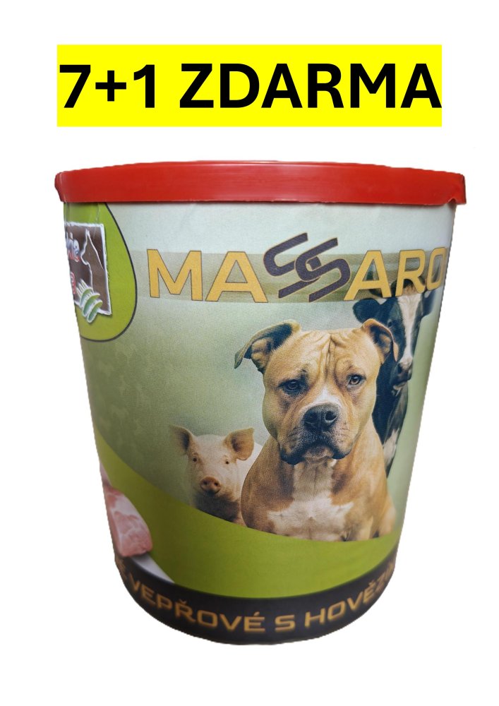 SlovakiaFarma Massaro vepřové s hovězím 800 g 7+1 balení