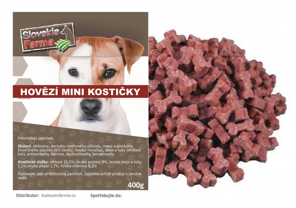 Hovězí mini kostičky 400 g