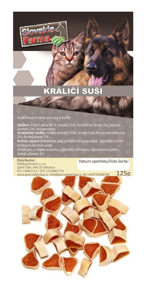 Králičí suši 125g