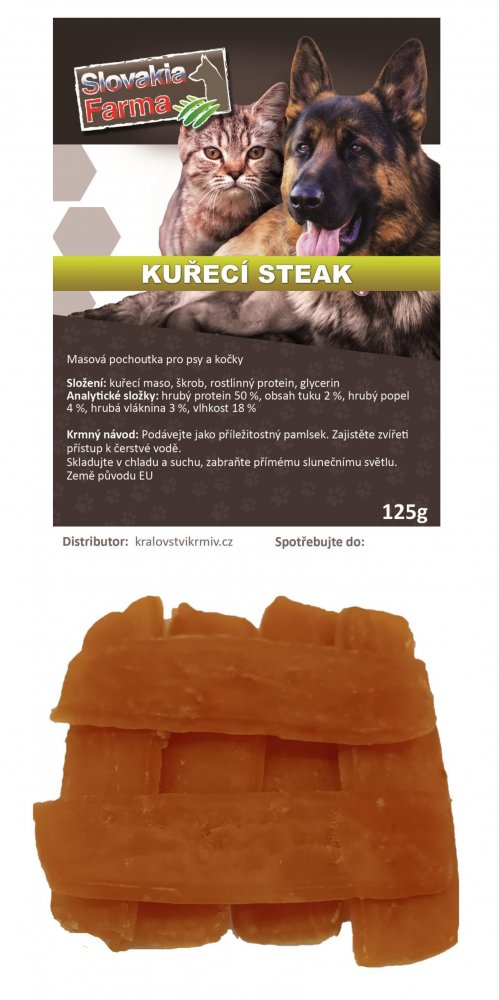 Kuřecí steak 125g