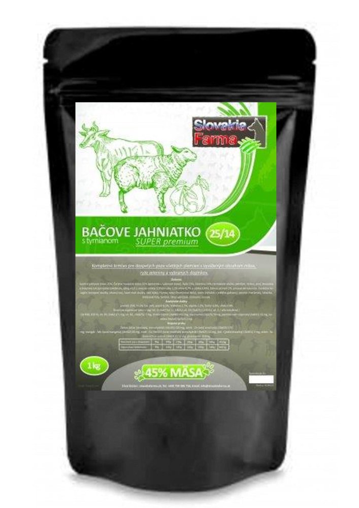 Granule Slovakia Farma - Bačove jahniatko 25/14 1 kg