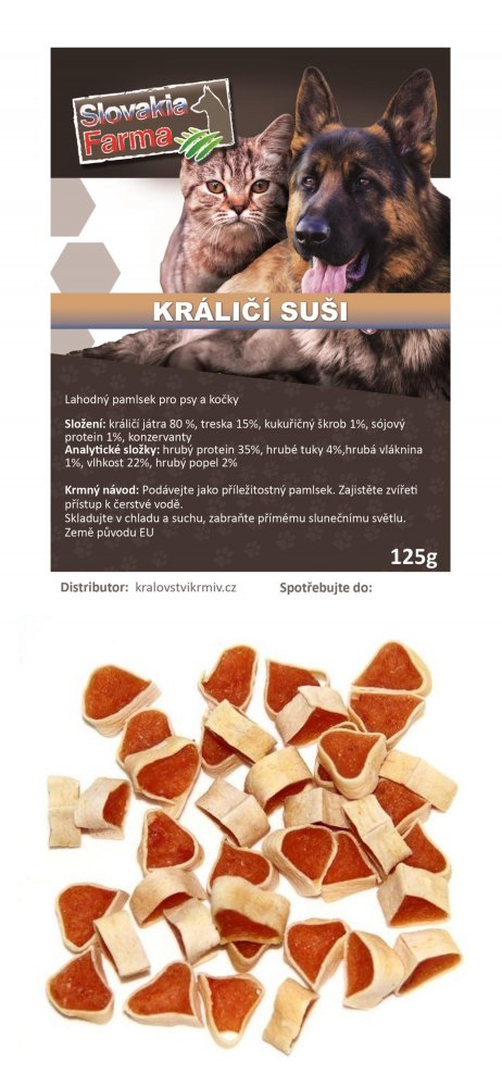 Králičí suši 125g