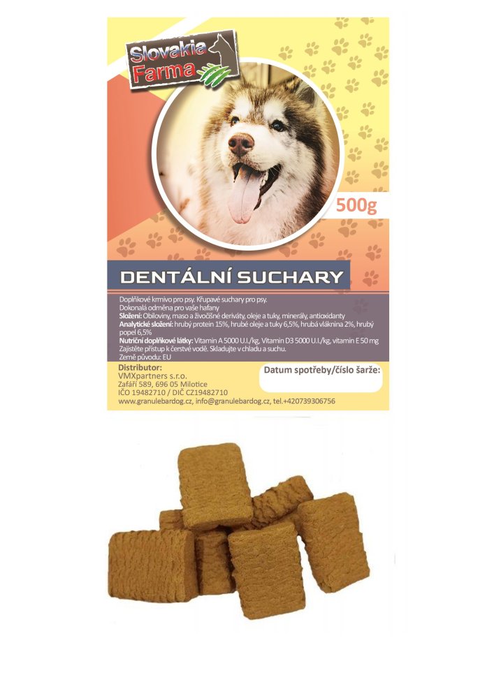 Dentální suchary 500g