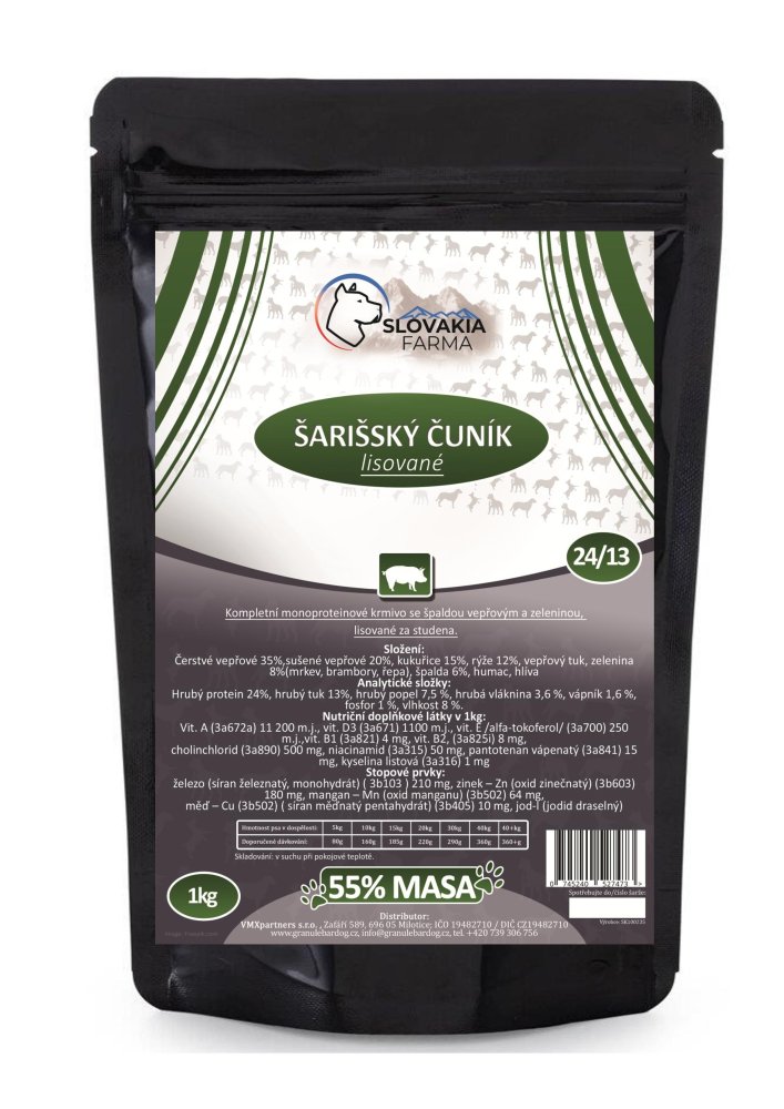 Lisované Granule Slovakia Farma - Premium Adult 26/14 - 1 kg
