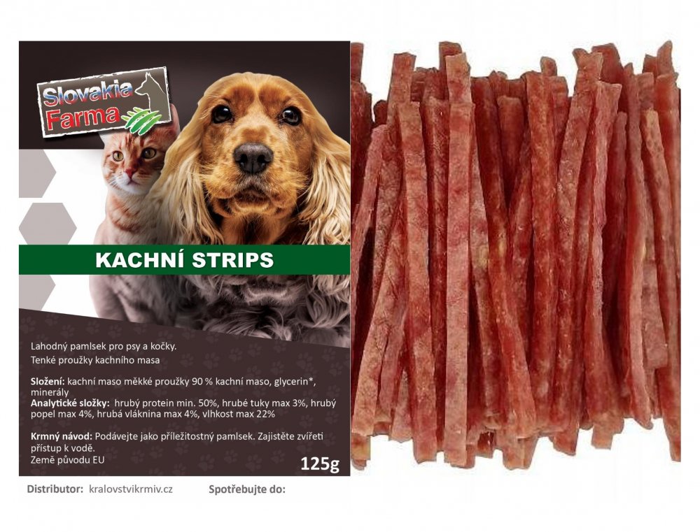 Kachní strips 125g