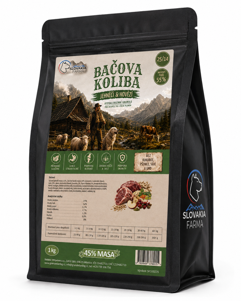 Granule SlovakiaFarma Bačova koliba 25/14 - 1 kg