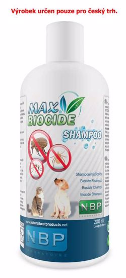 Max Biocide Shampoo 200ml - přírodní antiparazitní šampón