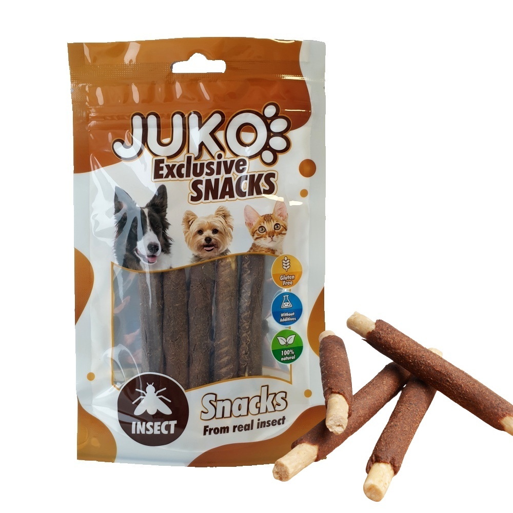 JUKO Snacks Hmyzí protein na žvýkací tyčince 70 g