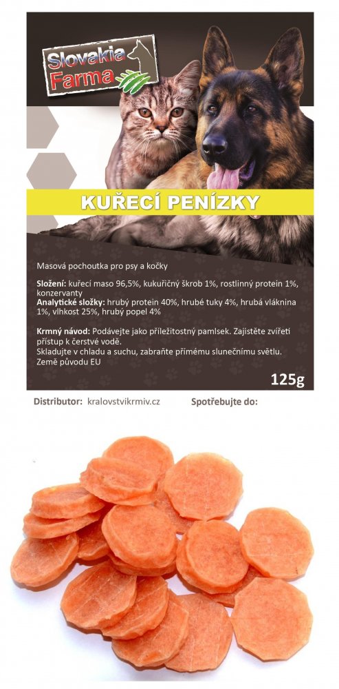 Kuřecí penízky 125g