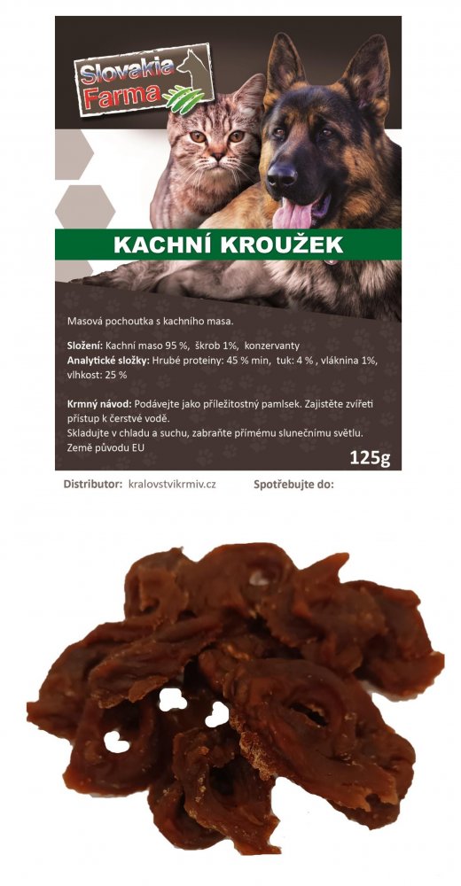 Kachní kroužek 125g