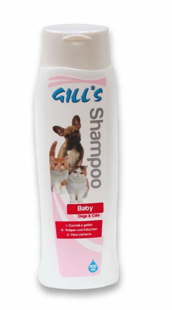 GILL´S šampon Baby dog & cat 200 ml