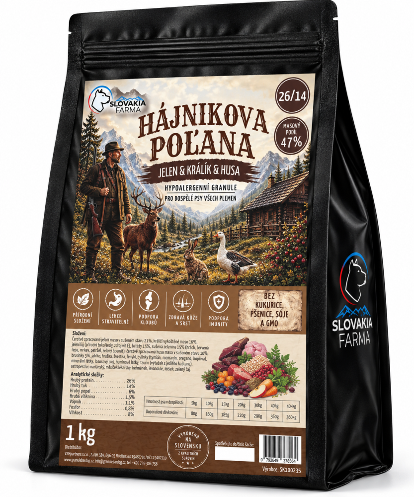 Granule SlovakiaFarma Hájnikova Poľana 1 kg