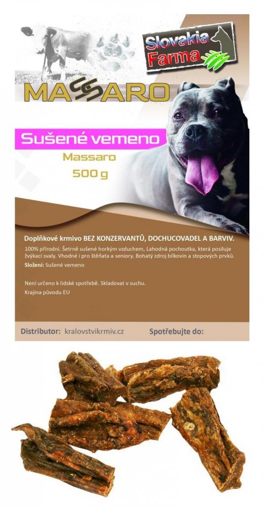 Sušené vemeno 500g