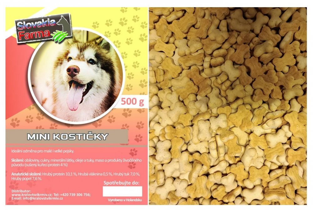 Mini kostičky 500 g