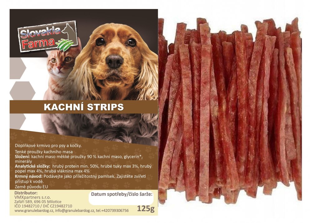 Kachní strips 125g