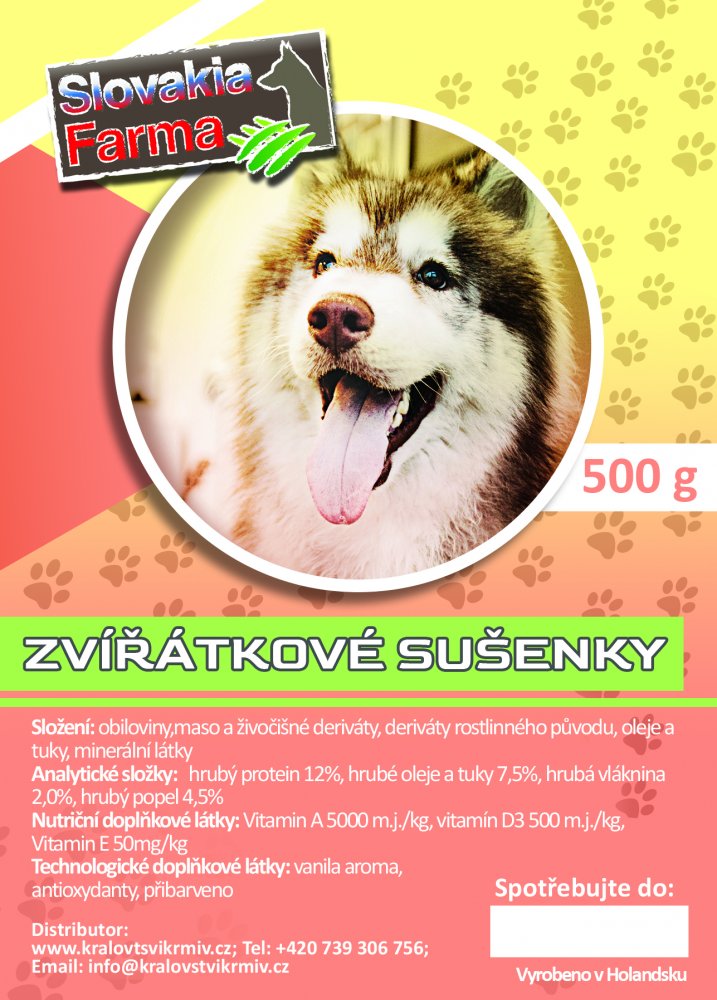 Zvířátkové sušenky 500 g