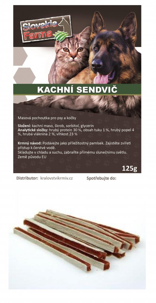 Kachní sendvič 125g